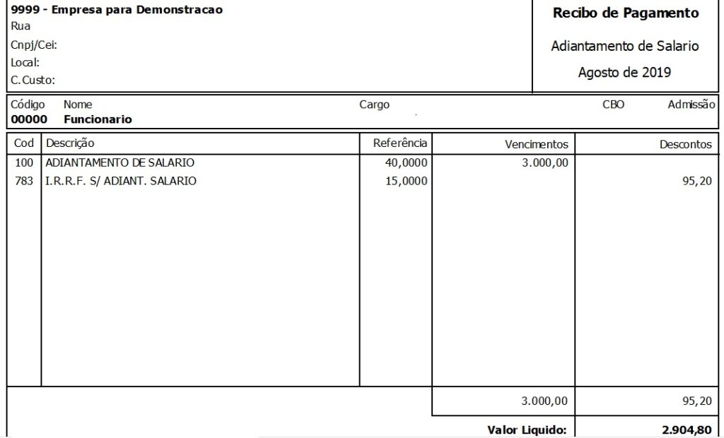 Desconto IRRF Adiantamento Salário: Saiba se está certo! - Blog