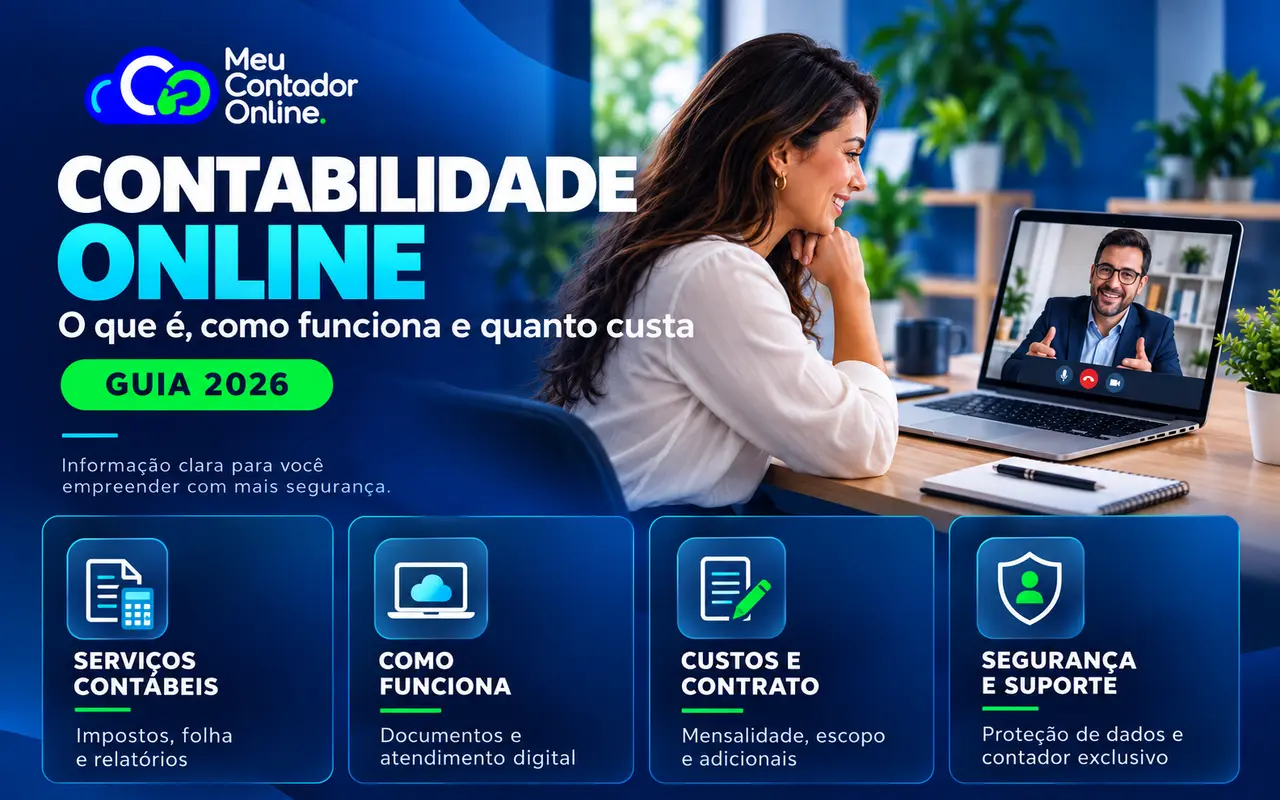 Contabilidade Online: O Que É, Como Funciona e Quanto Custa em 2026 - Meu Contador Online