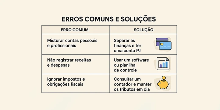 Erros Comuns e Soluções