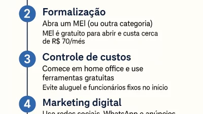 Como abrir um negócio com pouco dinheiro: guia completo 2026 - Meu Contador Online