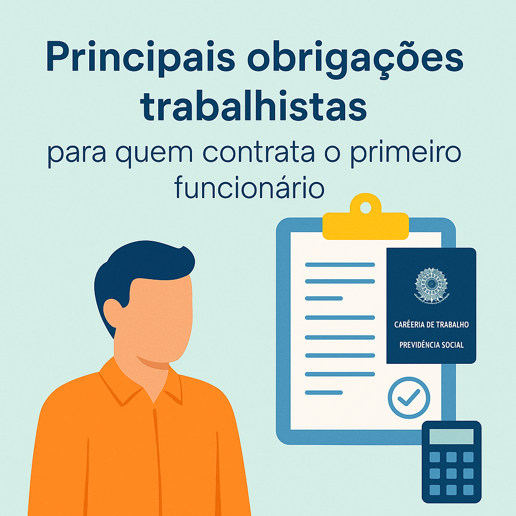 Principais obrigações trabalhistas para quem contrata o primeiro funcionário - Meu Contador Online