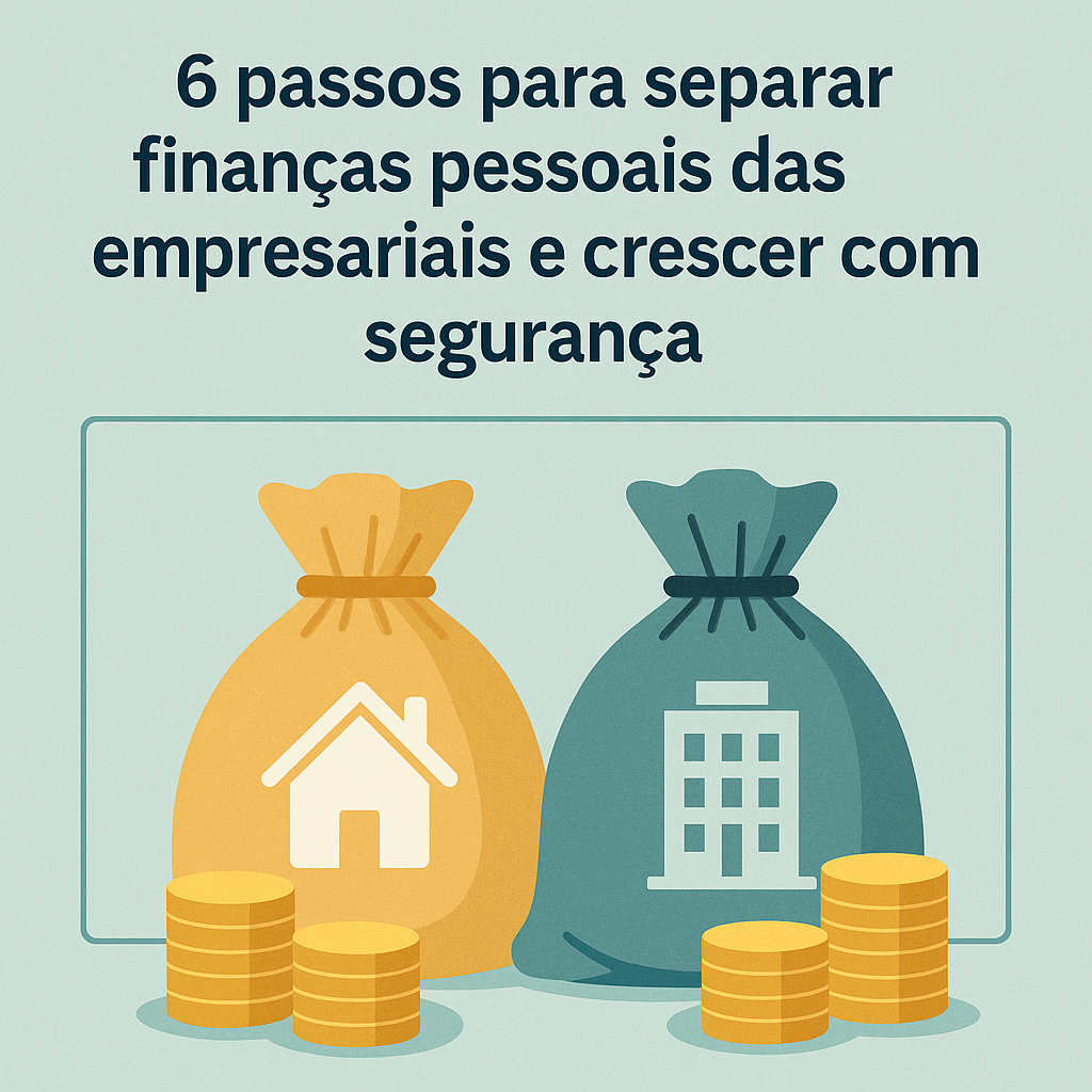 6 passos para separar finanças pessoais das empresariais e crescer com segurança - Meu Contador Online