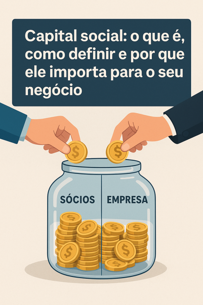 Capital social: o que é, como definir e por que ele importa para o seu negócio - Meu Contador Online
