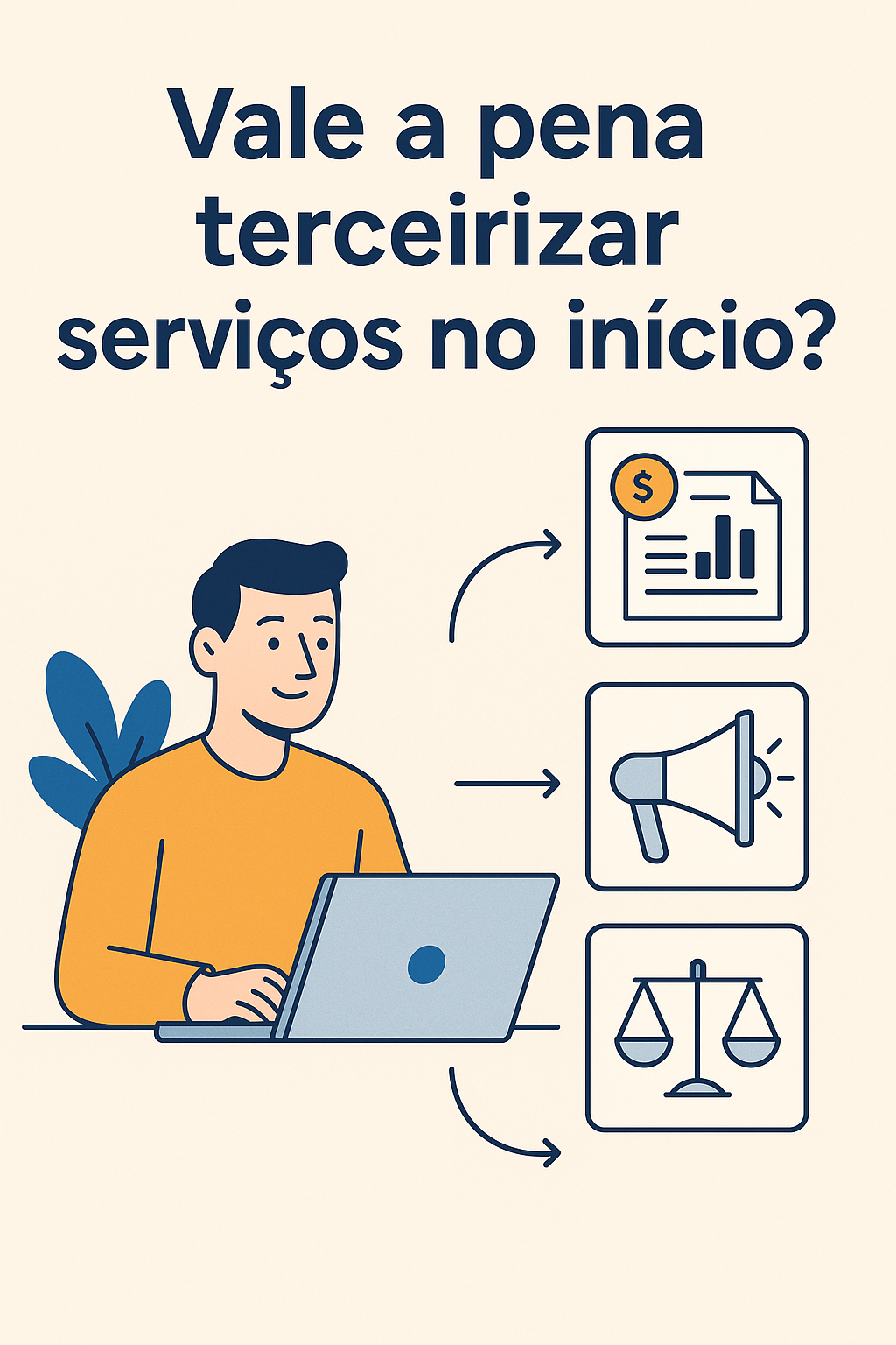 Vale a pena terceirizar serviços no início? - Meu Contador Online