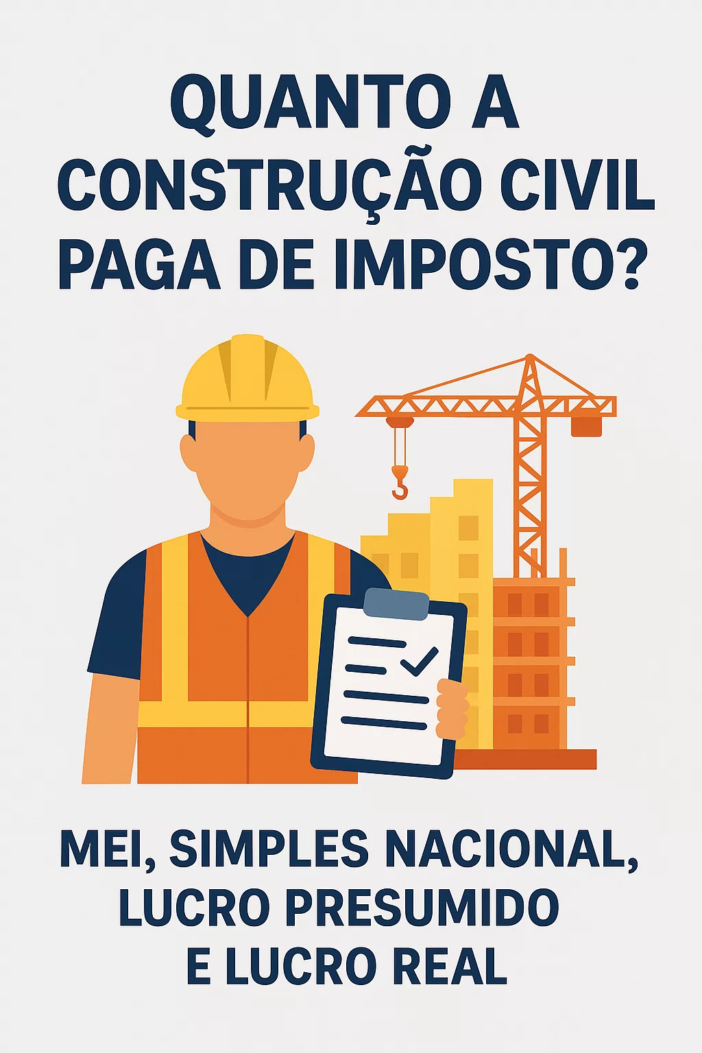 Quanto a Construção Civil Paga de Imposto? - Meu Contador Online