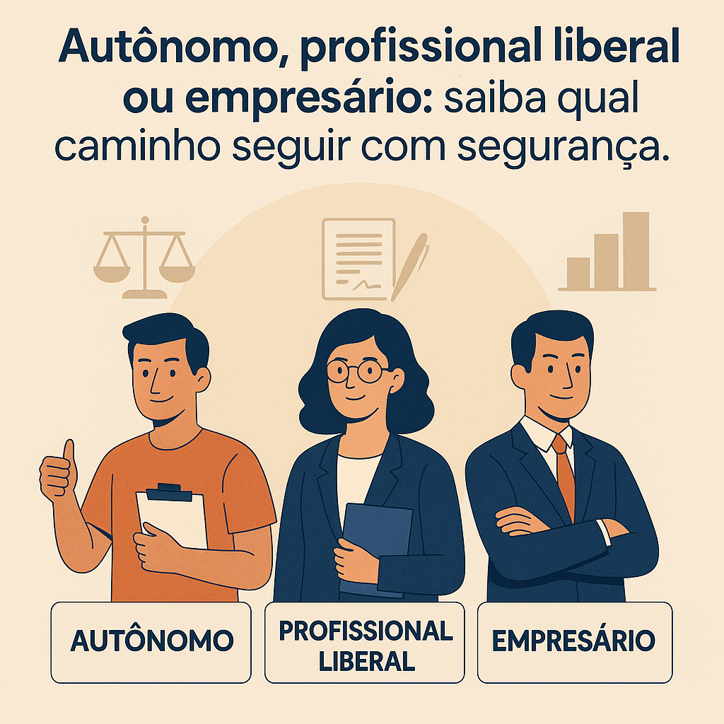 Autônomo, profissional liberal e empresário: diferenças e impactos na contabilidade - Meu Contador Online