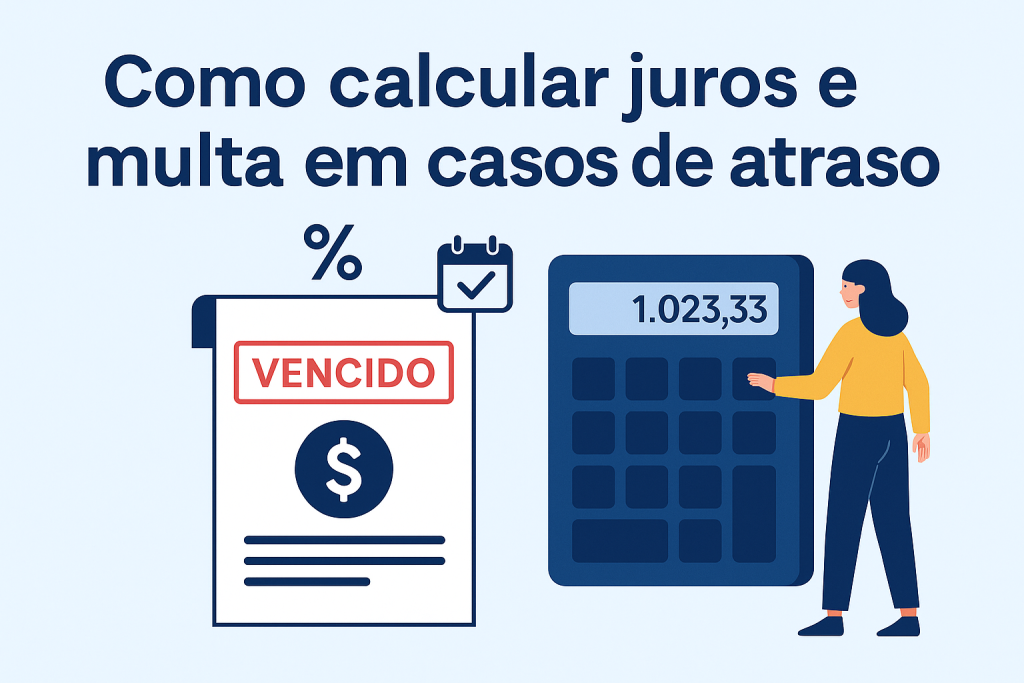 Como calcular juros e multa em casos de atraso - Meu Contador Online