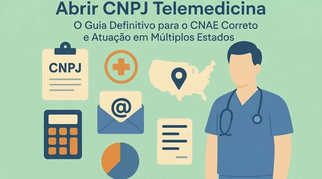 Abrir CNPJ Telemedicina: O Guia Definitivo para o CNAE Correto e Atuação em Múltiplos Estados - Meu Contador Online