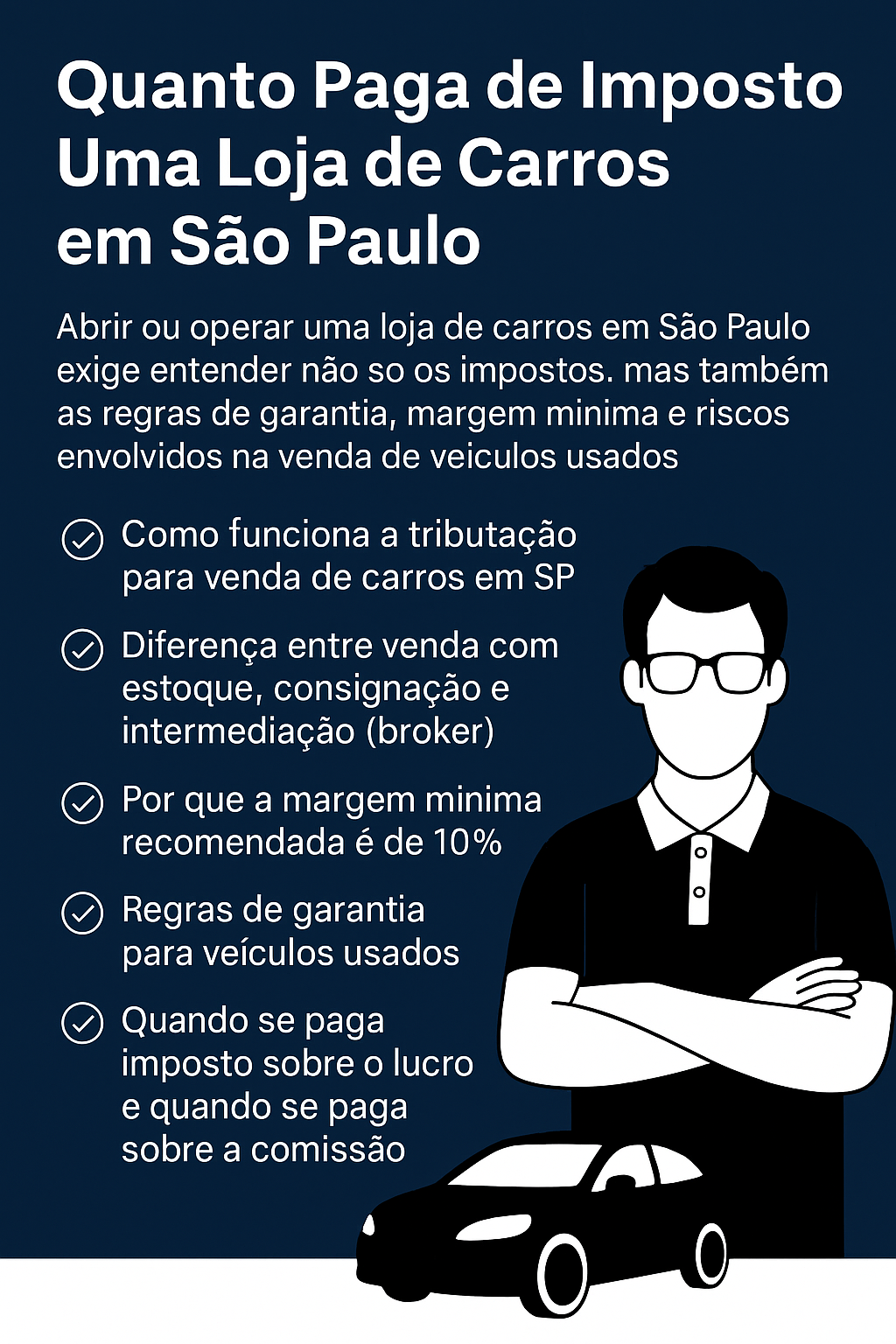 Quanto paga de imposto uma loja de carros? 4% a 11%. - Meu Contador Online