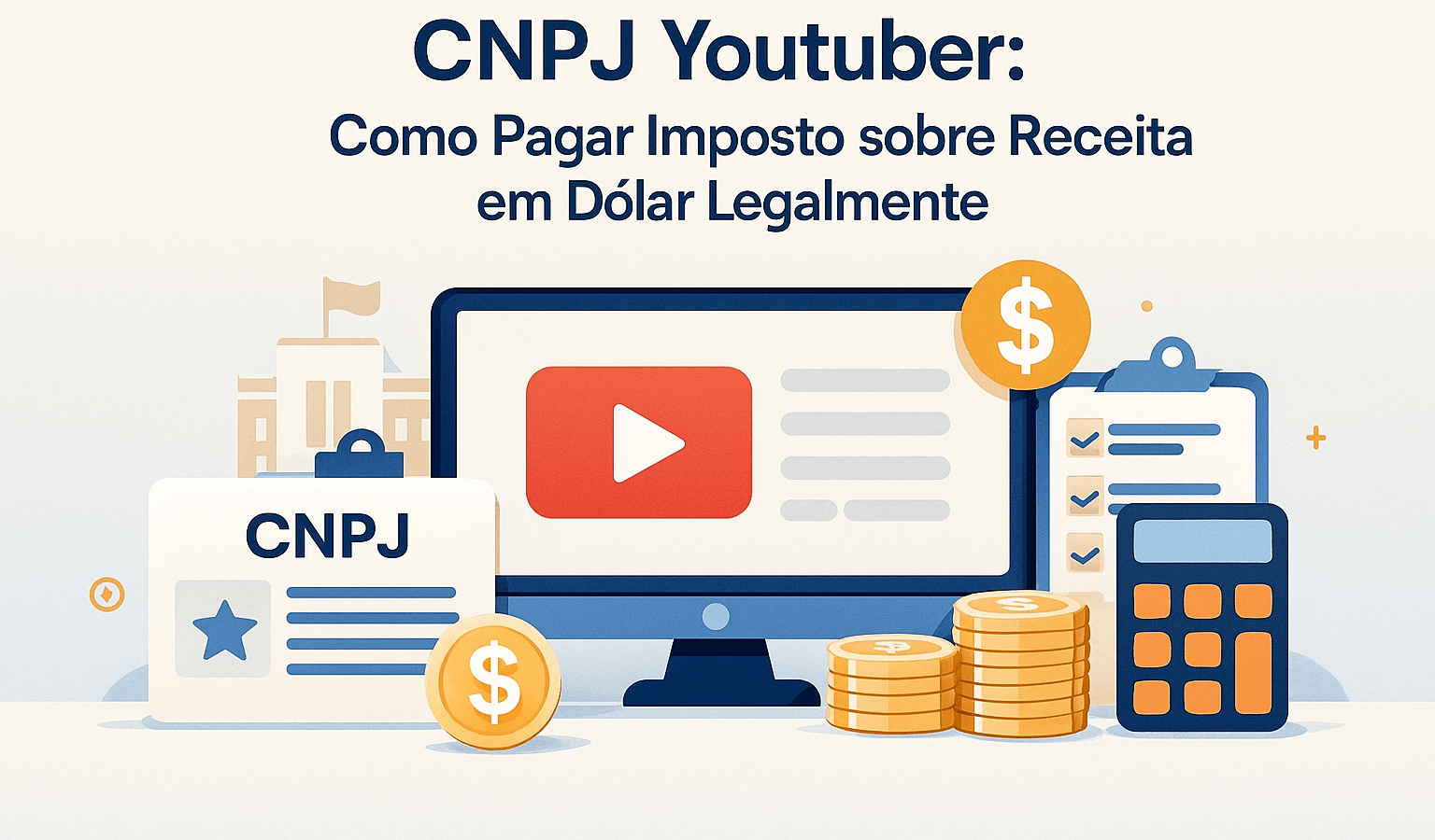 CNPJ para Youtubers e Creators: Como Pagar Imposto sobre Receita em Dólar de Forma Legal - Meu Contador Online