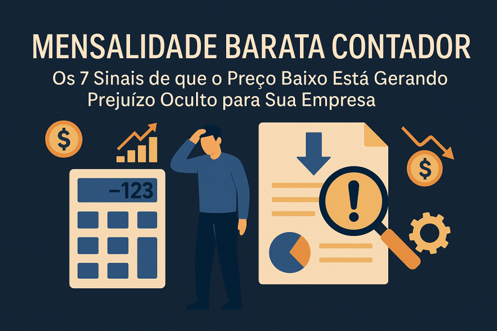 Mensalidade Barata Contador: Os 7 Sinais de que o Preço Baixo Está Gerando Prejuízo Oculto para Sua Empresa - Meu Contador Online