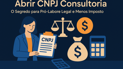 O Segredo dos Consultores: Como Abrir um CNPJ de Consultoria e Lançar o Pró-Labore de Forma Legal - Meu Contador Online