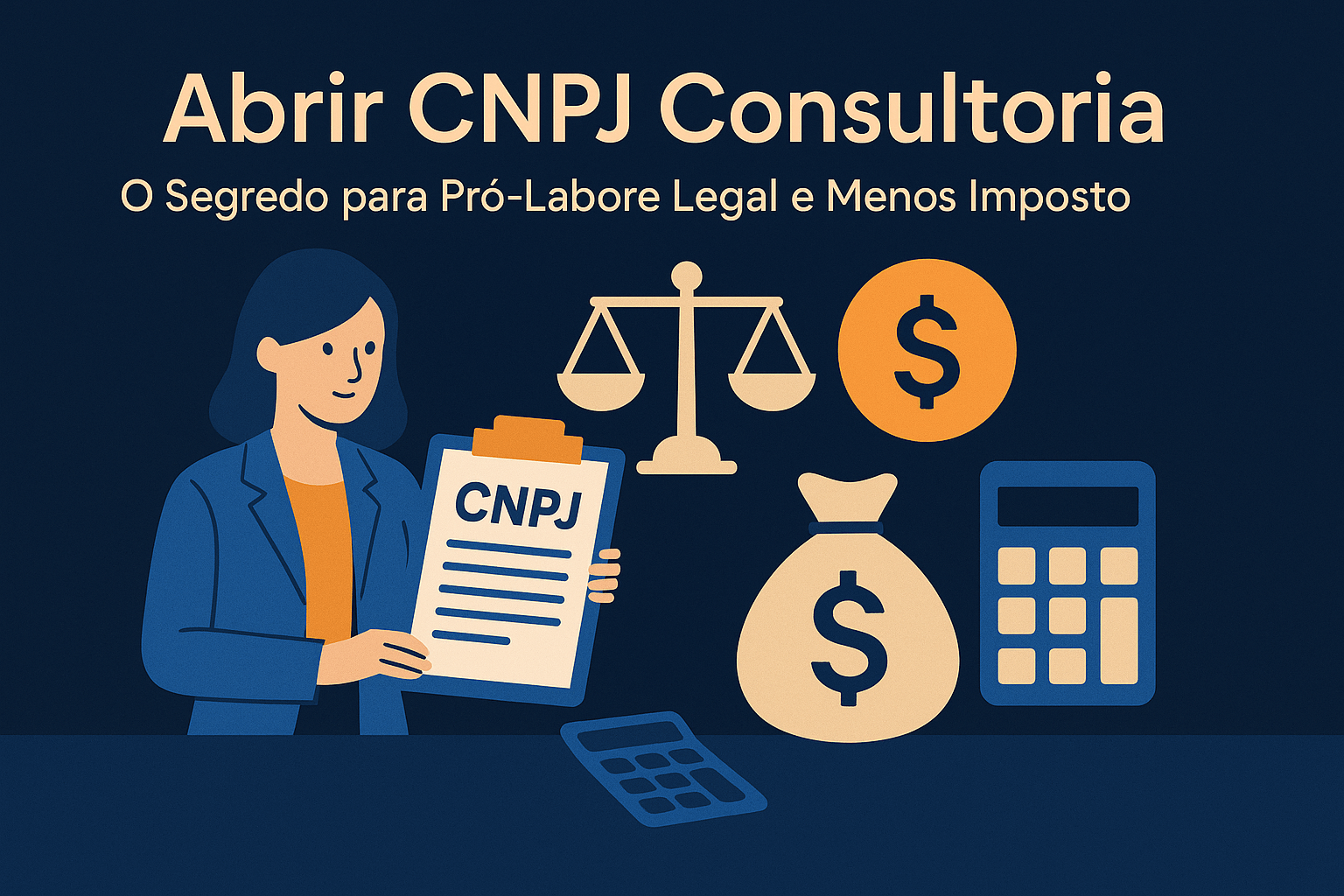 O Segredo dos Consultores: Como Abrir um CNPJ de Consultoria e Lançar o Pró-Labore de Forma Legal - Meu Contador Online