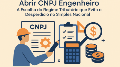 Abrir CNPJ Engenheiro: A Escolha do Regime Tributário que Evita o Desperdício no Simples Nacional - Meu Contador Online