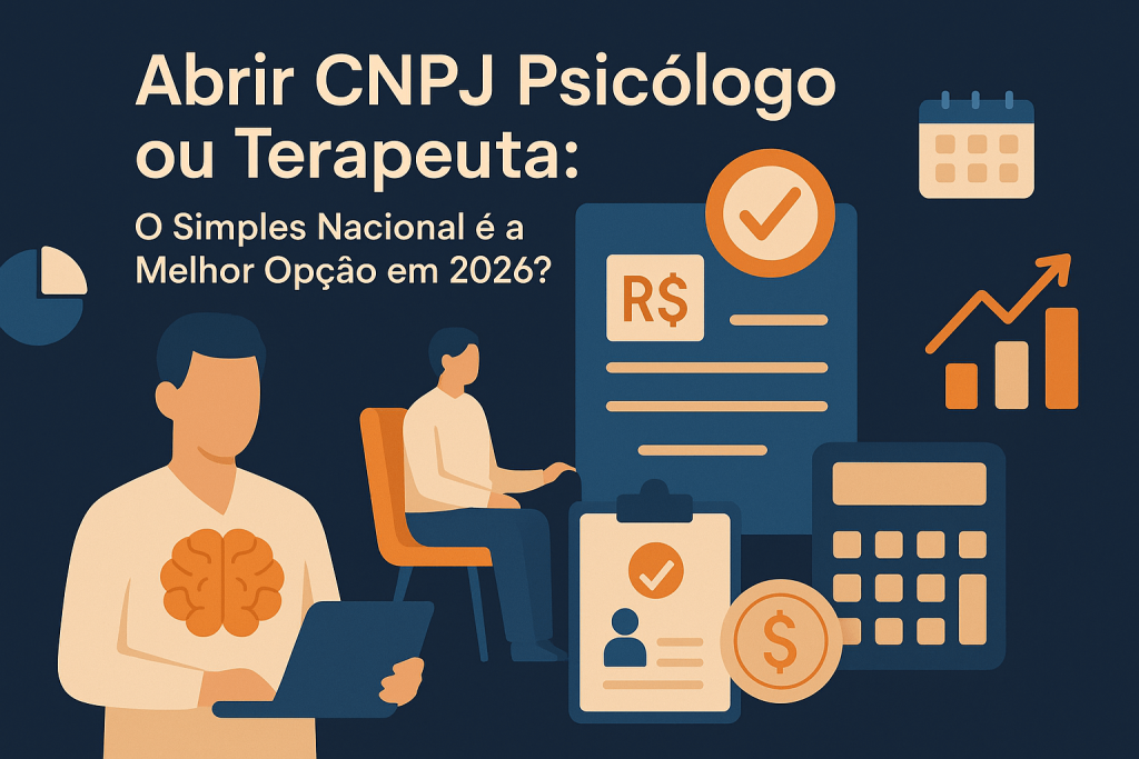 Abrir CNPJ Psicólogo ou Terapeuta: O Simples Nacional é a Melhor Opção em 2026? - Meu Contador Online