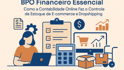 BPO Financeiro Essencial: Como a Contabilidade Online Faz o Controle de Estoque de E-commerce e Dropshipping - Meu Contador Online