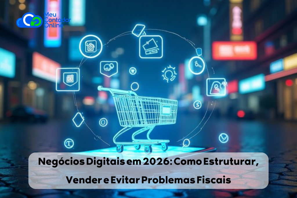 Negócios Digitais em 2026: Como Estruturar, Vender e Evitar Problemas Fiscais - Meu Contador Online