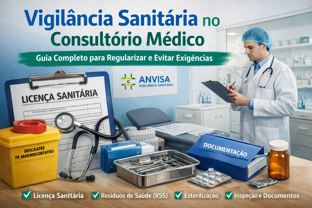 Vigilância Sanitária consultório médico: guia completo para regularizar, evitar exigências e começar a atender sem risco - Meu Contador Online