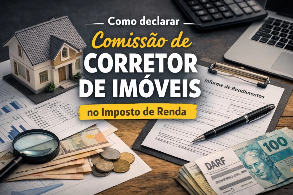 Como declarar comissão corretor de imóveis - Meu Contador Online