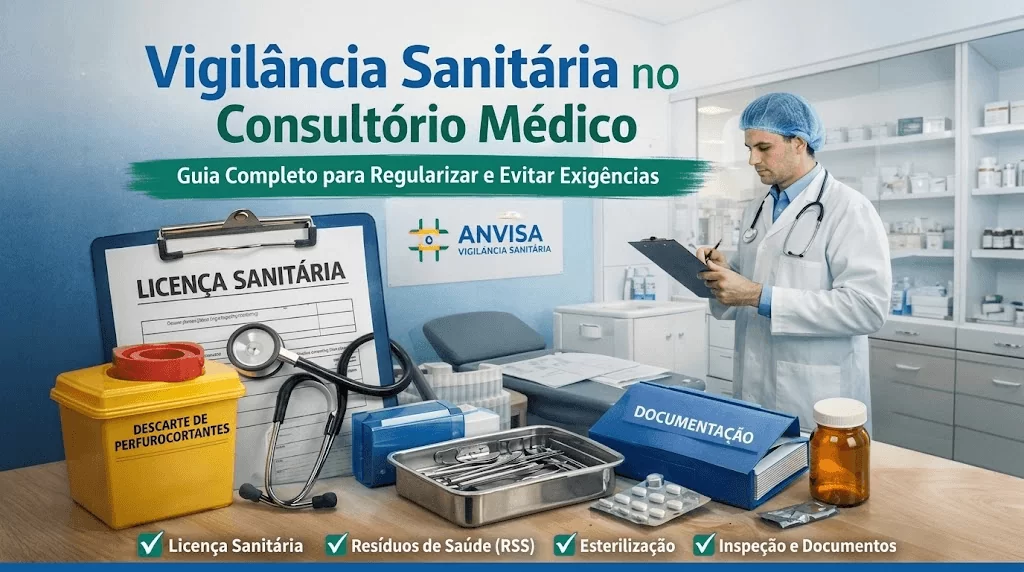 Vigilância Sanitária consultório médico: guia completo para regularizar, evitar exigências e começar a atender sem risco - Meu Contador Online