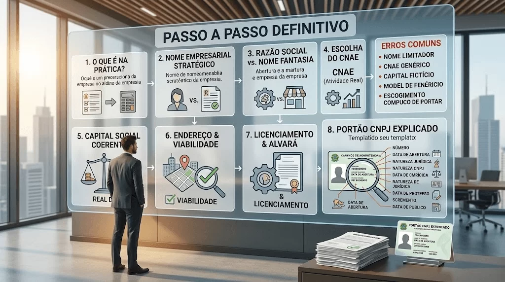 Abertura de empresa passo a passo: guia definitivo para abrir seu CNPJ com segurança - Meu Contador Online