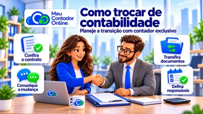 Como trocar de contabilidade: passo a passo e checklist - Meu Contador Online