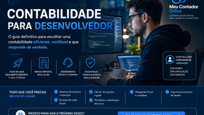 Contabilidade para Desenvolvedor: por que escolher o contador certo muda tudo - Meu Contador Online