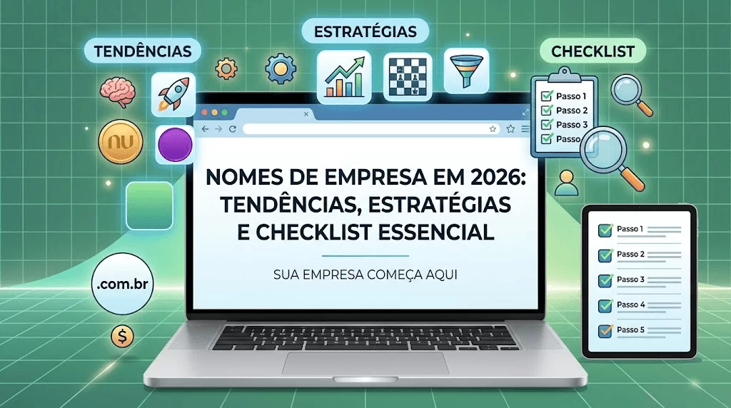 Nomes de Empresa em 2026: Tendências, Estratégias e Checklist Essencial - Meu Contador Online