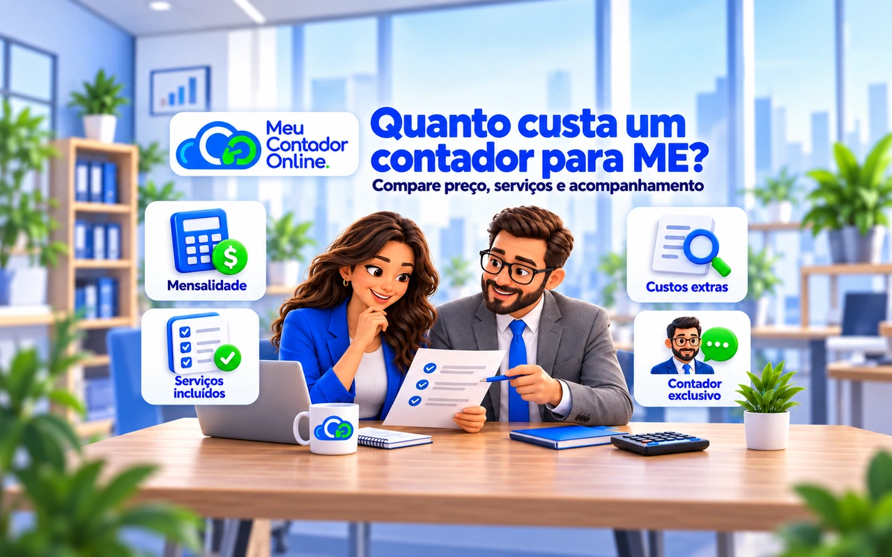 Quanto custa um contador para ME em 2026? Preços e serviços inclusos - Meu Contador Online