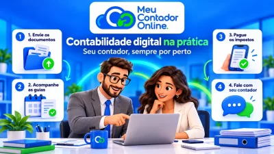 Contabilidade digital na prática: rotina e contador exclusivo - Meu Contador Online