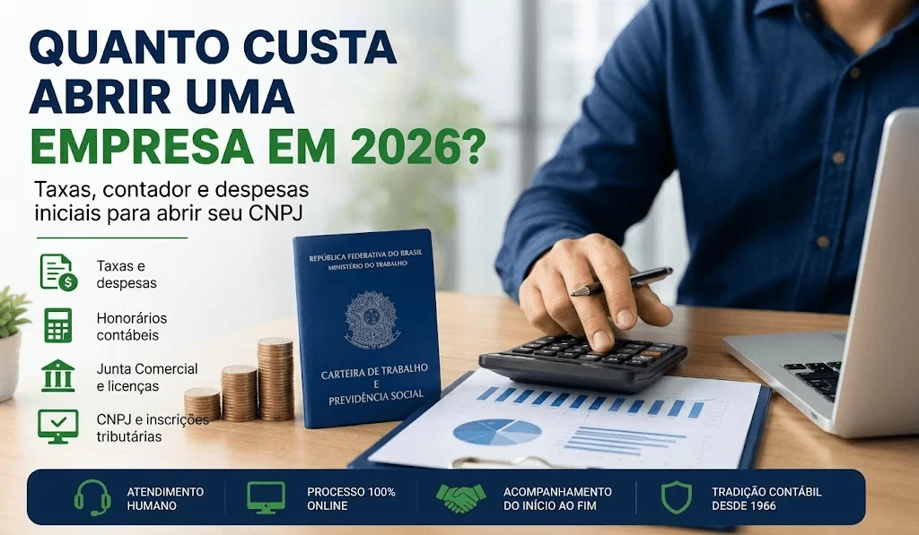 Quanto Custa Abrir e Manter uma Empresa de Serviços em 2026? - Meu Contador Online