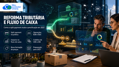 Split Payment 2027: Como Proteger o Fluxo de Caixa e Precificar sem Perder Margem - Meu Contador Online
