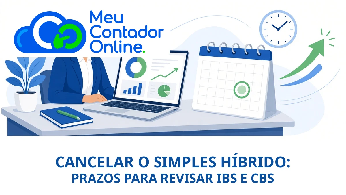 Cancelar o Simples híbrido: prazos e como revisar a opção de IBS e CBS - Meu Contador Online