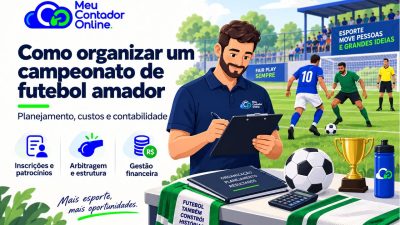 Como organizar um campeonato de futebol amador: guia completo - Meu Contador Online