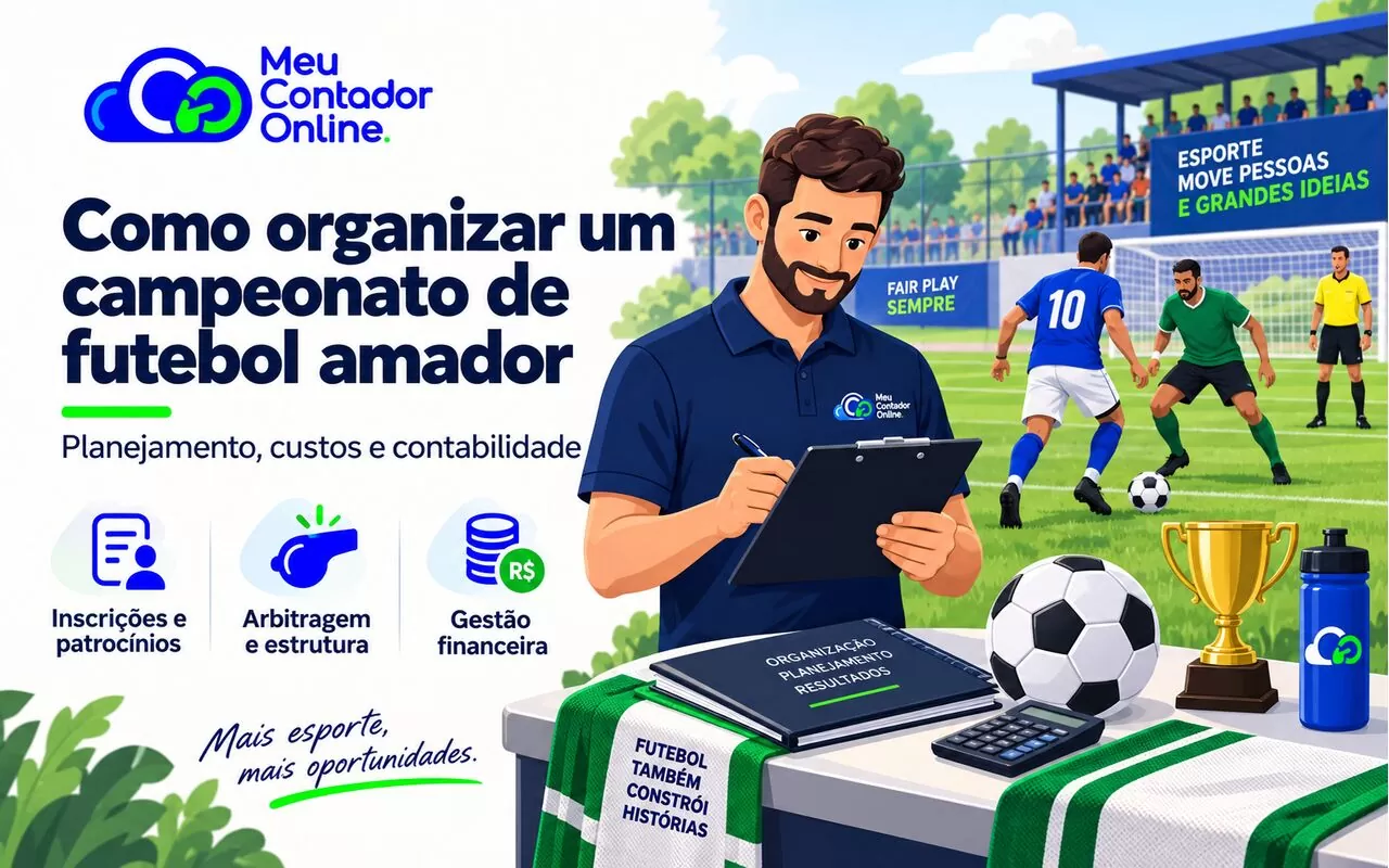 Como organizar um campeonato de futebol amador: guia completo - Meu Contador Online