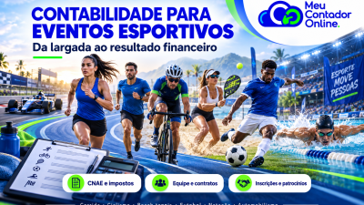 Contabilidade para eventos esportivos: guia completo 2026 - Meu Contador Online