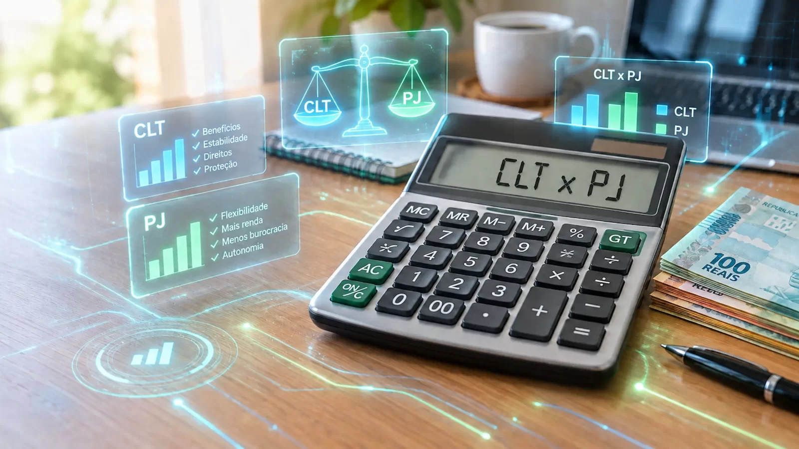 Calculadora CLT x PJ 2026: descubra qual regime vale mais para você - Meu Contador Online