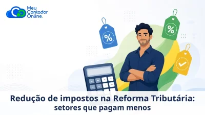 Redução de impostos na Reforma Tributária: setores que pagam menos - Meu Contador Online