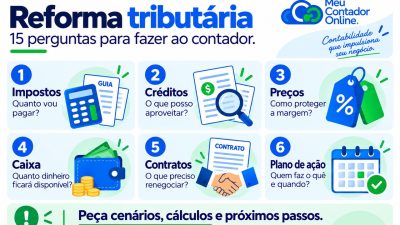 Reforma tributária: 15 perguntas que todo empresário deve fazer ao contador - Meu Contador Online