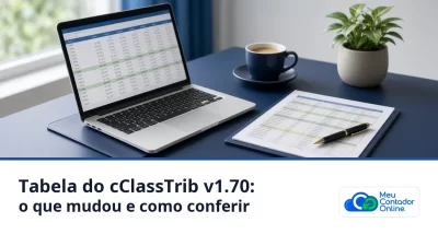 Tabela do cClassTrib: o que mudou na versão 1.70 - Meu Contador Online