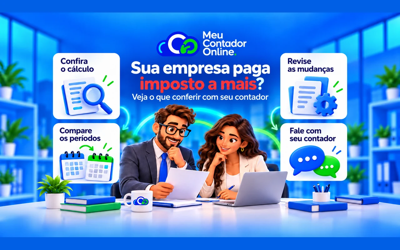 Como saber se minha empresa está pagando imposto a mais? - Meu Contador Online
