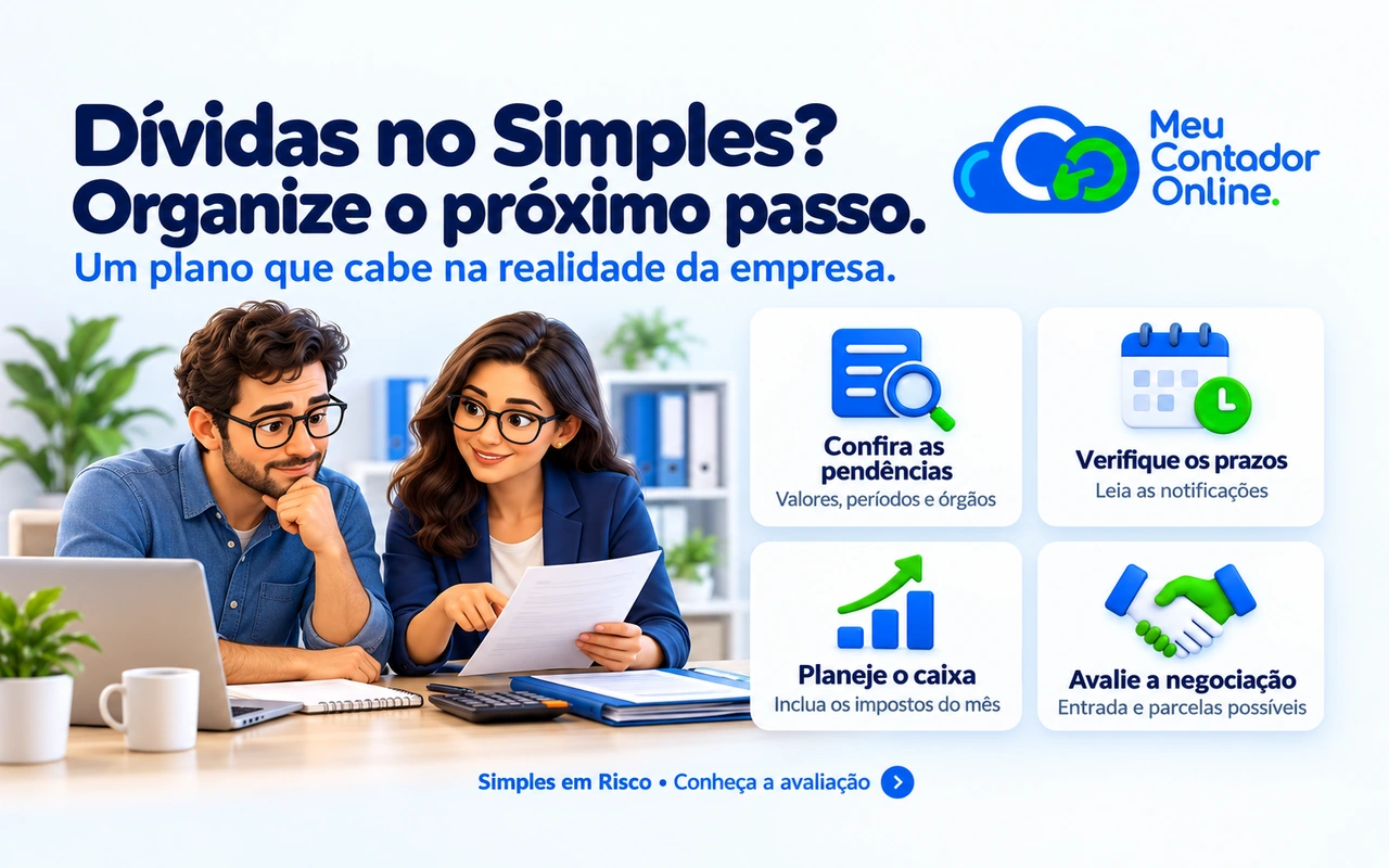 Tenho dívidas no Simples e não consigo pagar tudo: por onde começar? - Meu Contador Online