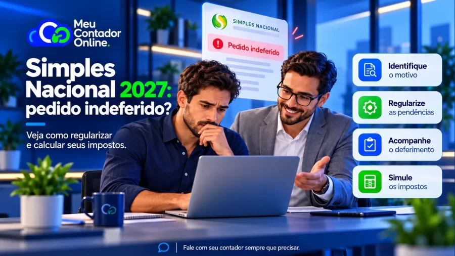 Pedido do Simples Nacional indeferido para 2027? O que fazer até 30/10 - Meu Contador Online