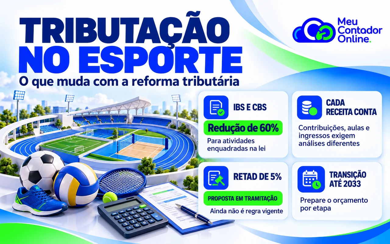 Tributação de entidades esportivas: o que muda com a reforma tributária - Meu Contador Online