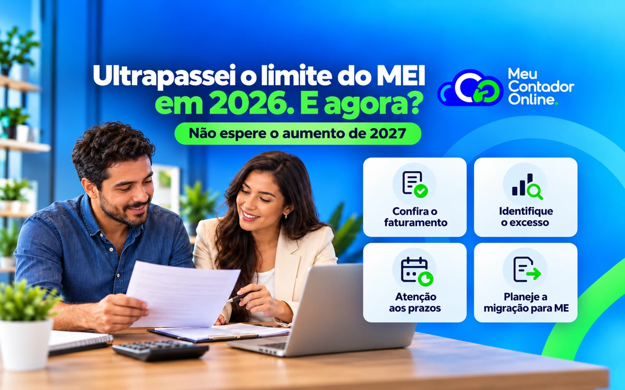 Ultrapassei o limite do MEI em 2026: posso esperar 2027? - Meu Contador Online