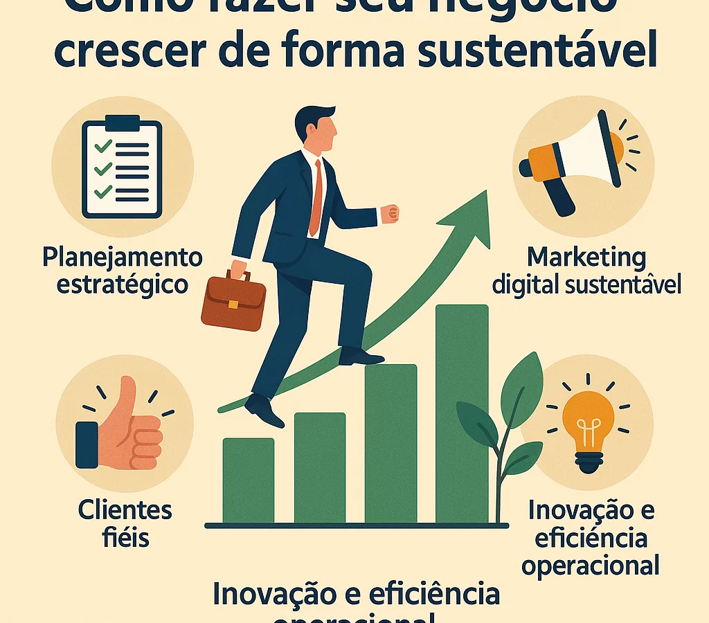 Como fazer meu negócio crescer de forma sustentável? - Meu Contador Online