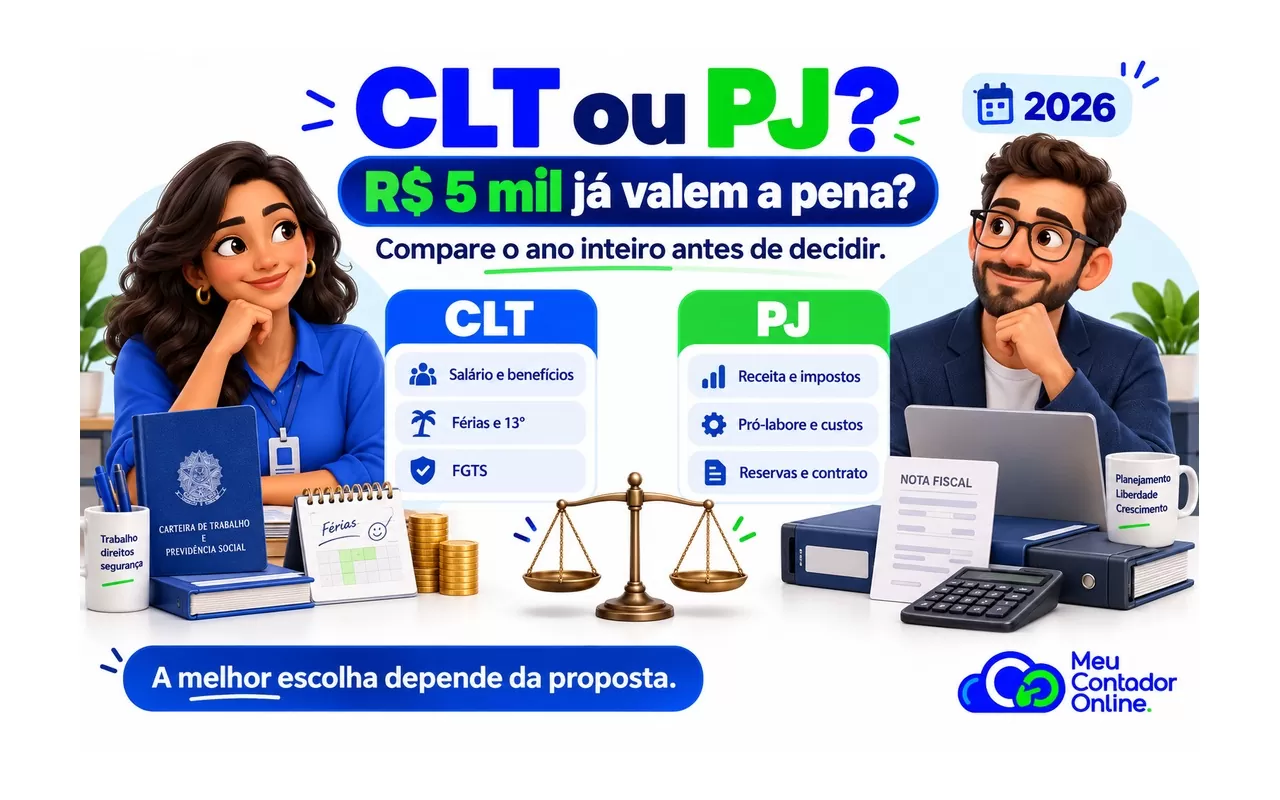 A partir de qual salário compensa ser PJ? R$ 5 mil já valem a pena? - Meu Contador Online