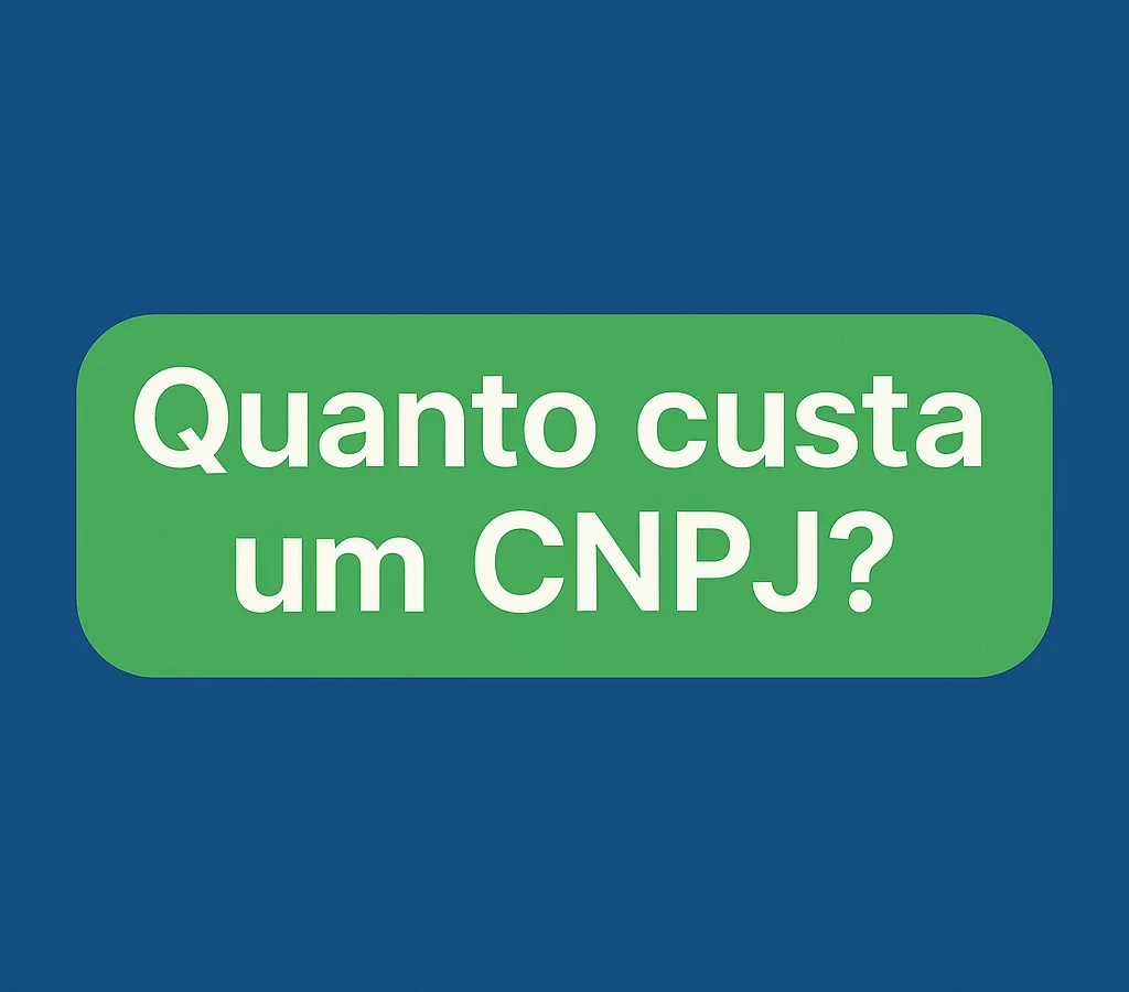 Quanto custa um cnpj? - Meu Contador Online