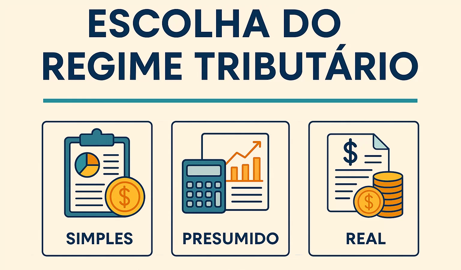 Escolha do Regime Tributário: Simples, Presumido ou Real? - Meu Contador Online