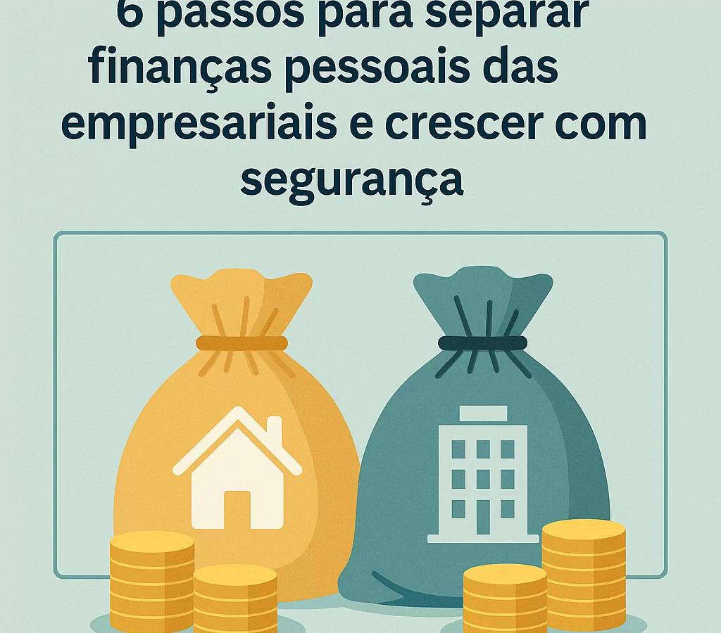 6 passos para separar finanças pessoais das empresariais e crescer com segurança - Meu Contador Online